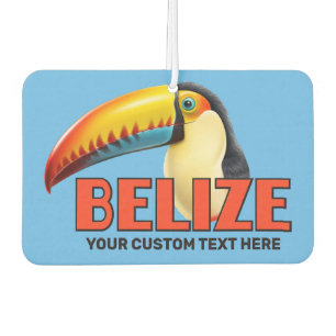 Benutzerdefinierter Text BELIZE Toucan Autolufterfrischer