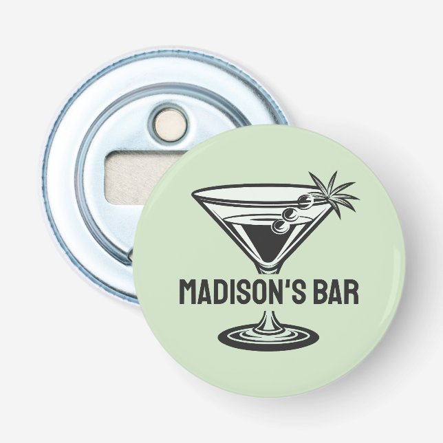 Benutzerdefinierter Text-Cocktail Flaschenöffner (Vorderseite)