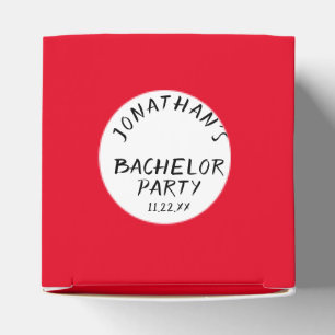 Benutzerdefinierter Text Craps-Würfel Gefallen Box Geschenkschachtel