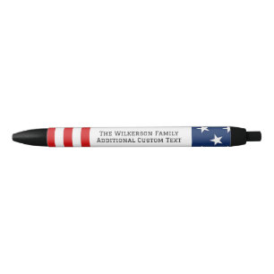 Benutzerdefinierter Text der amerikanischen Flag-F Kugelschreiber