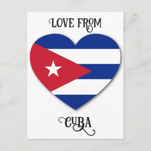 Benutzerdefinierter Text der Cuba Liebe Postkarte