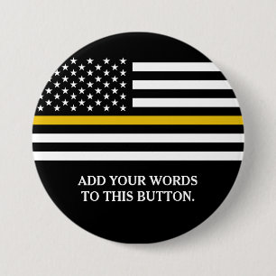 Benutzerdefinierter Text der Thin-Gold-Line-Americ Button