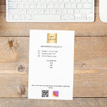 Benutzerdefinierter Text des Firmenlogos qr Flyer<br><div class="desc">Weißer Hintergrund. Personalisieren Sie Ihr Firmenlogo,  Ihren Namen,  Ihre Adresse,  Ihren Text,  Ihren eigenen QR-Code und fügen Sie ihn Ihrem Instragentenkonto hinzu. Sie können auch Text auf der Rückseite hinzufügen.</div>