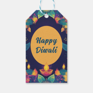 Benutzerdefinierter Text, Diwali Brilliant-Tag Geschenkanhänger