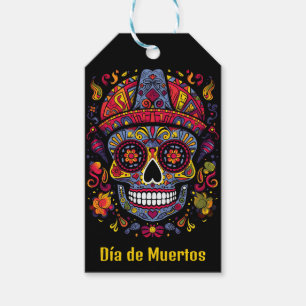 Benutzerdefinierter Text 💀 Doodstyle Día de Muert Geschenkanhänger