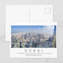 Benutzerdefinierter Text, Dubai, Postkarte der Ver