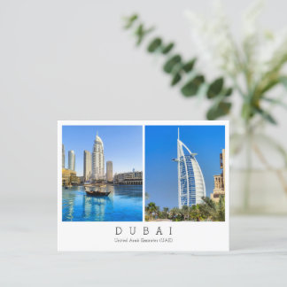 Benutzerdefinierter Text, Dubai, Postkarte der Ver