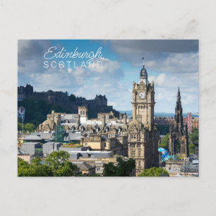 Benutzerdefinierter Text Edinburgh Schottland Postkarte