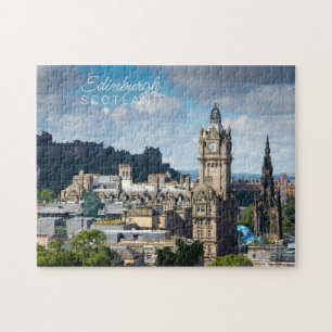 Benutzerdefinierter Text Edinburgh Schottland Puzzle