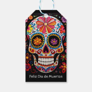 Benutzerdefinierter Text 💀 Exquisite Día de Muert Geschenkanhänger