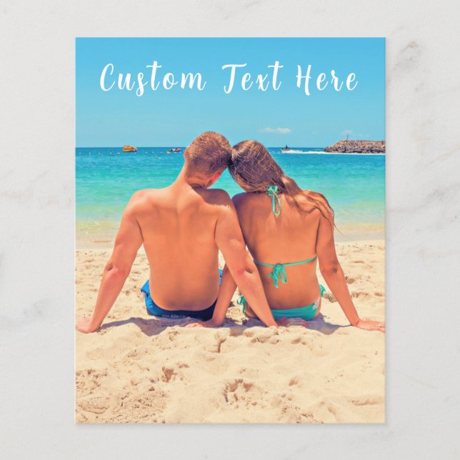 Benutzerdefinierter Text Flyer Ihr eigenes Design  (Vorne)