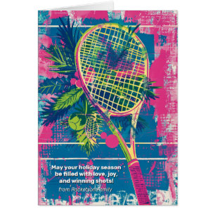 🎾🎄Benutzerdefinierter Text, Frohe Feiertage: Lie
