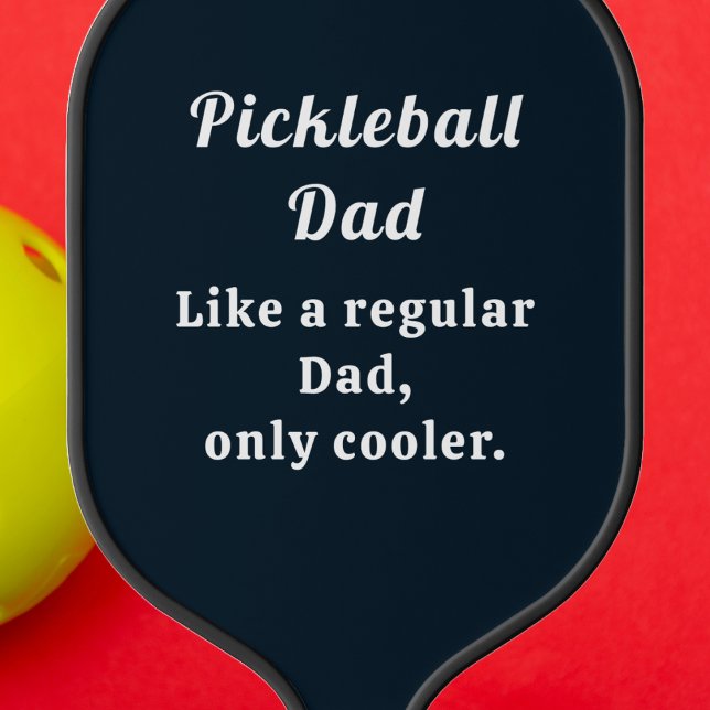 Benutzerdefinierter Text-Funny-Vater Pickleball Schläger (Custom Text Pickleball Paddle - Perfect for dads and other players. )