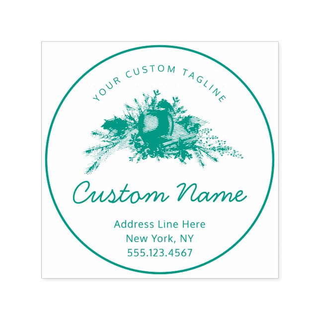 Benutzerdefinierter Text für Apple Cinnamon Herbst Permastempel (Design)