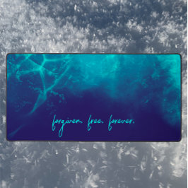 Benutzerdefinierter Text für Coole moderne Christl Schreibtischunterlage