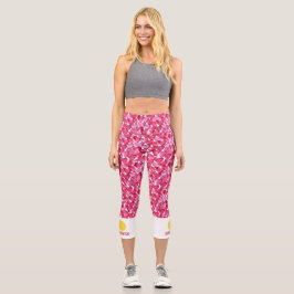 Benutzerdefinierter Text für den Print-Valentinsta Capri Leggings