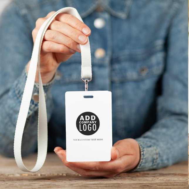 Benutzerdefinierter Text für Ihr Logo hier | Name  Ausweis (Von Creator hochgeladen)