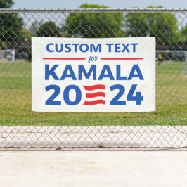 Benutzerdefinierter Text für Kamala 2024 Banner