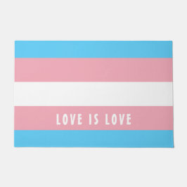 Benutzerdefinierter Text für LGBT-Rainbow-Trangenp Fußmatte