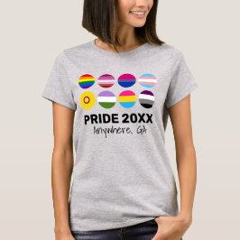 Benutzerdefinierter Text für LGBTQ+-Einheit T-Shirt