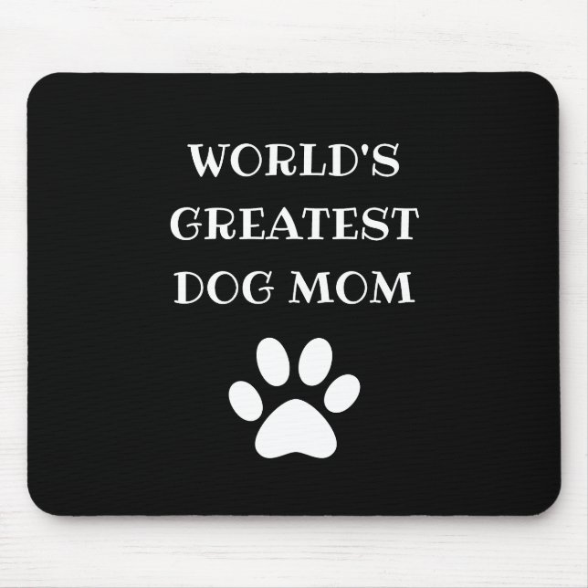 Benutzerdefinierter Text für personalisierte Hunde Mousepad (Vorne)