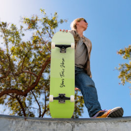 Benutzerdefinierter Text für zeitgemäßes Design, h Skateboard