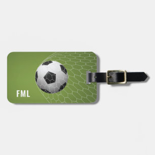 Benutzerdefinierter Text Fußball-Zielgepäck Gepäckanhänger