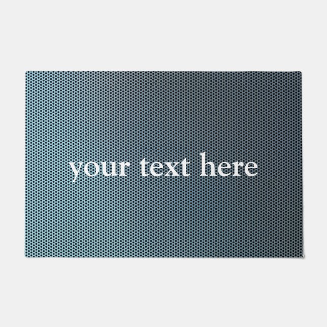 benutzerdefinierter Text Fußmatte (Vorderseite)