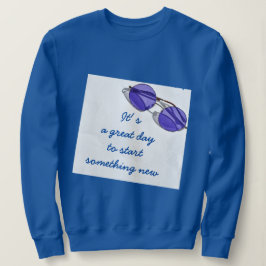 Benutzerdefinierter Text Großer Tag Starten Sie et Sweatshirt