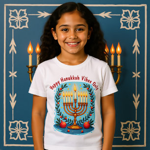 Benutzerdefinierter Text Hanukkah Festival of Fun  T-Shirt