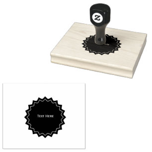 Benutzerdefinierter Text hier horizontale Ausricht Gummistempel