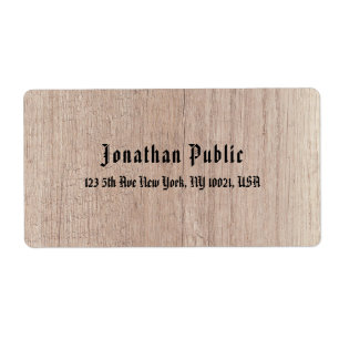 Benutzerdefinierter Text im alten Stil, braune Hol