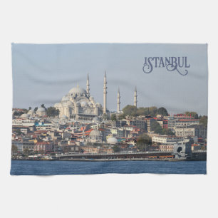 Benutzerdefinierter Text Istanbul Geschirrtuch