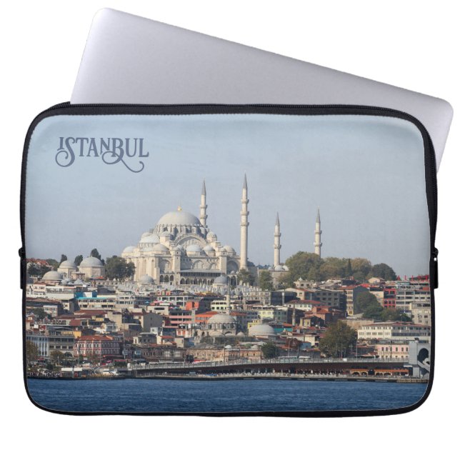 Benutzerdefinierter Text Istanbul Laptopschutzhülle (Vorderseite)