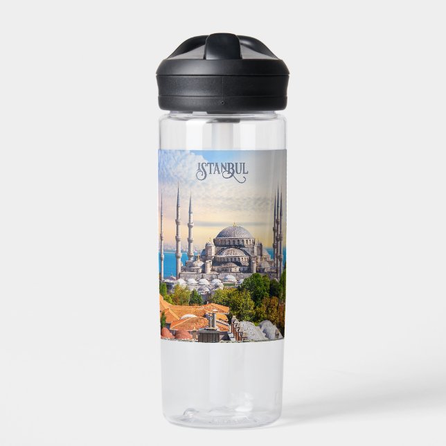 Benutzerdefinierter Text Istanbul Trinkflasche (Vorderseite)