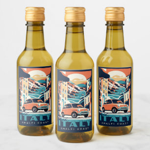 Benutzerdefinierter Text Italien Weinetikett