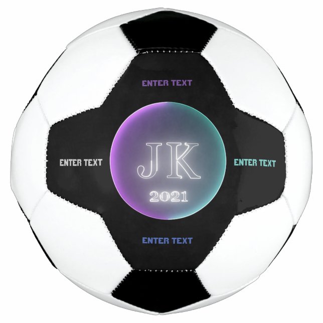 Benutzerdefinierter Text JK 2021 Fußballball Fußball