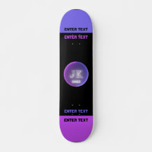 Benutzerdefinierter Text JK 2022-Skateboard
