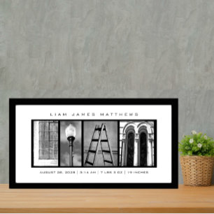 Benutzerdefinierter Text "Liam" Fotodruck