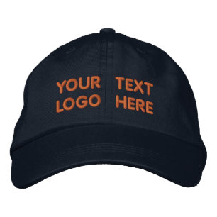 Benutzerdefinierter Text / Logo - Werbeaktion Pers Bestickte Baseballkappe