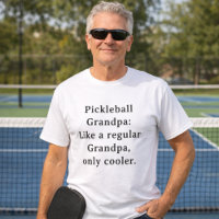 Benutzerdefinierter Text Lustiger Opa Pickleball