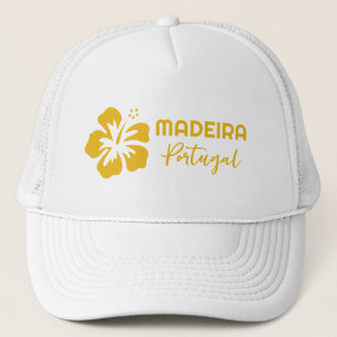 Benutzerdefinierter Text Madeira (oder IHR Ziel) Truckerkappe
