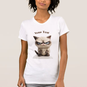 Benutzerdefinierter Text mit Grumpy Cat T-Shirt