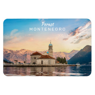 Benutzerdefinierter Text Montenegro Magnet