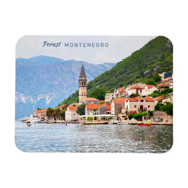Benutzerdefinierter Text Montenegro Magnet (Horizontal)