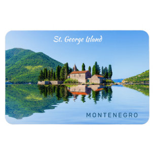 Benutzerdefinierter Text Montenegro Magnet
