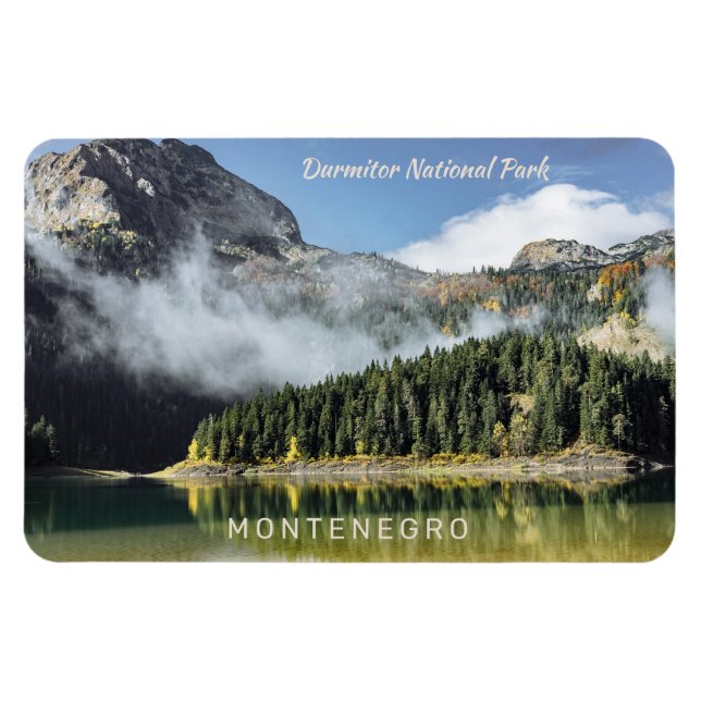 Benutzerdefinierter Text Montenegro Magnet (Horizontal)