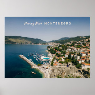 Benutzerdefinierter Text Montenegro Poster