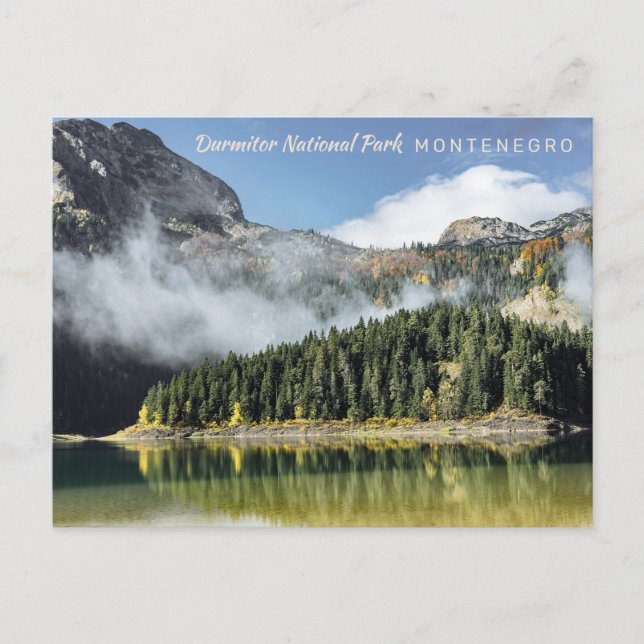 Benutzerdefinierter Text Montenegro Postkarte (Vorderseite)