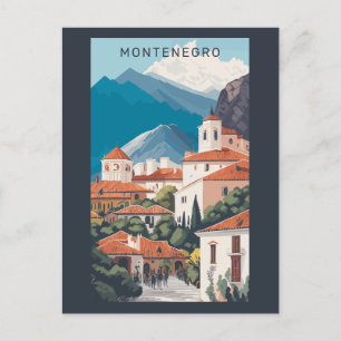 Benutzerdefinierter Text Montenegro Postkarte